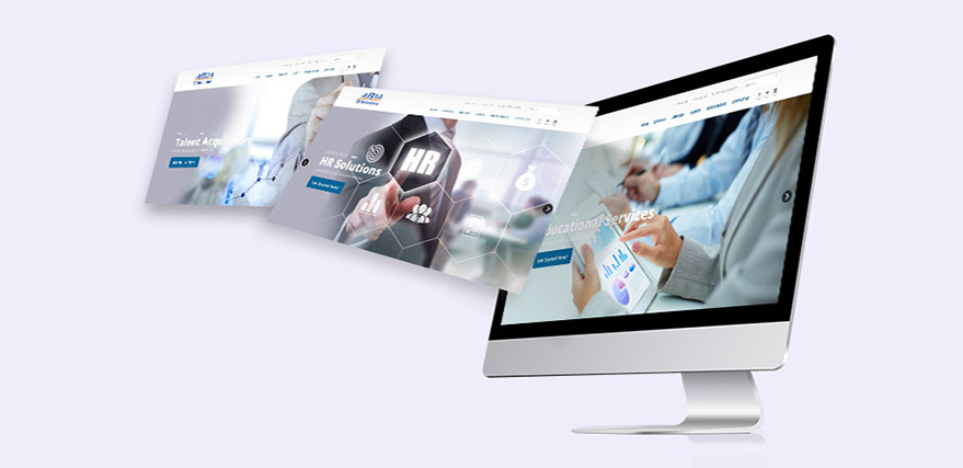 ABIA HR Solutions website layouts